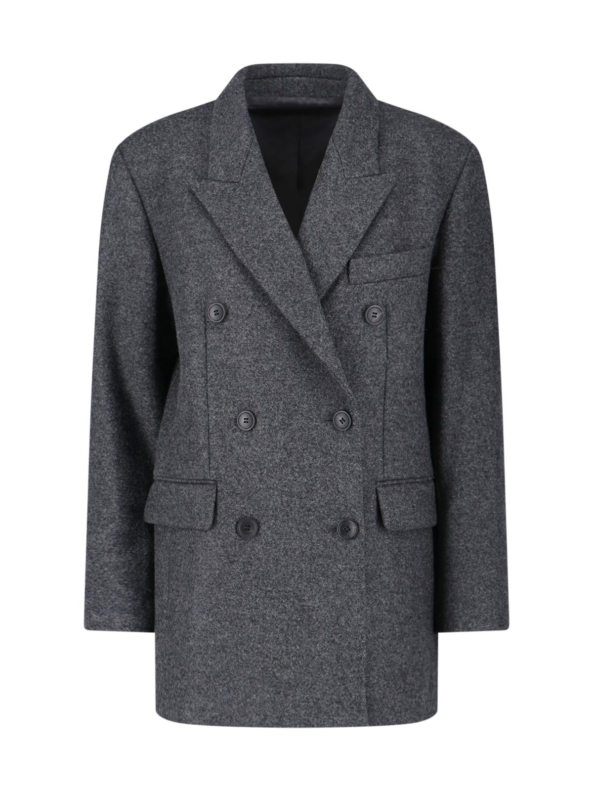 isabel marant jackets grey main material: virgin wool - women