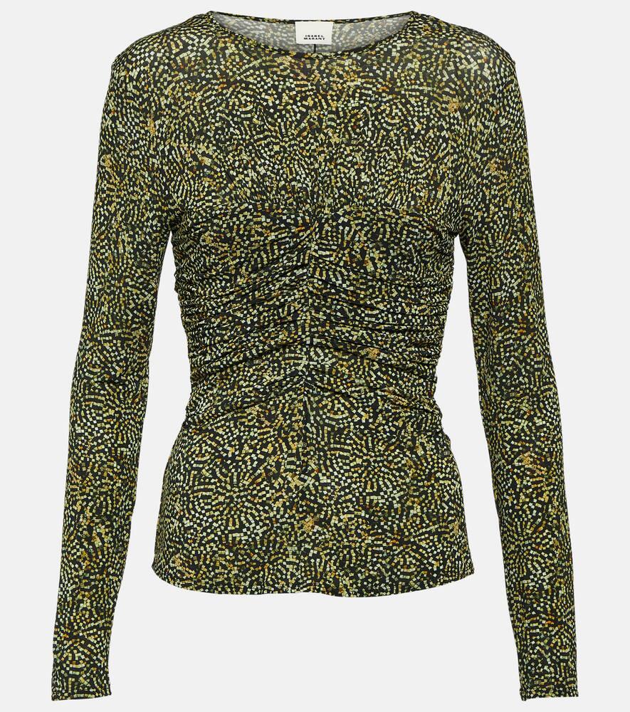 isabel marant jalilagb draped jersey top