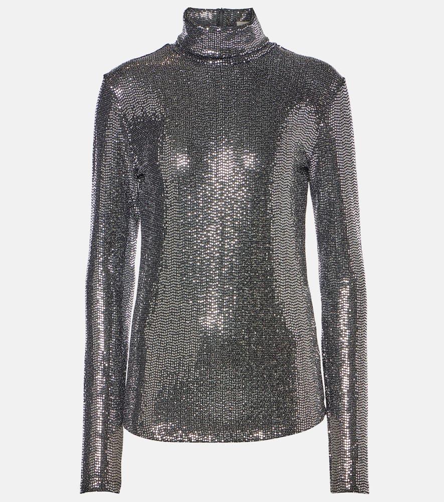 isabel marant joyela sequined top