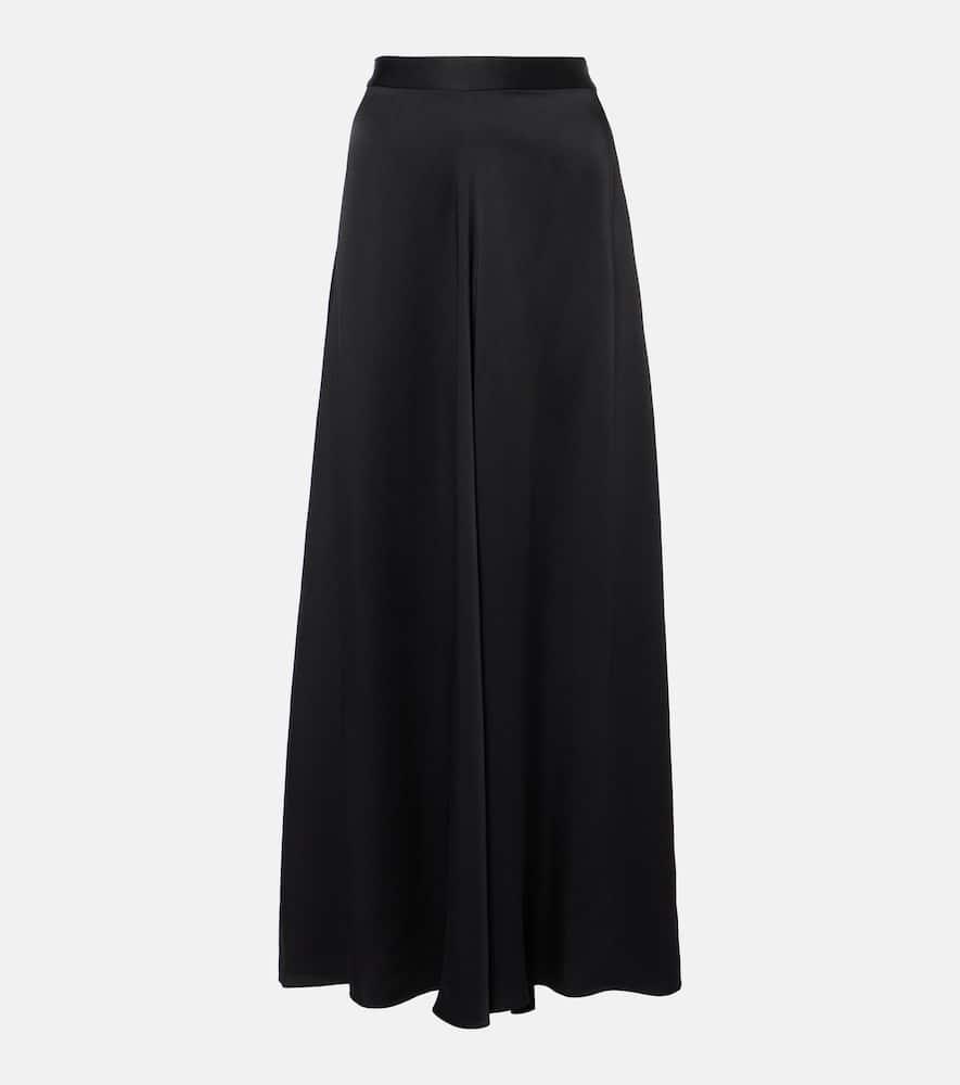 isabel marant kayana satin maxi skirt