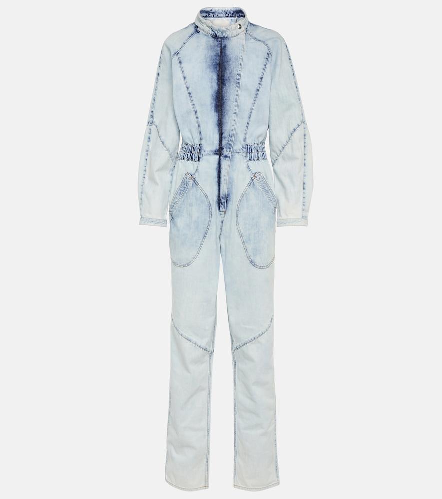isabel marant kimea denim jumpsuit