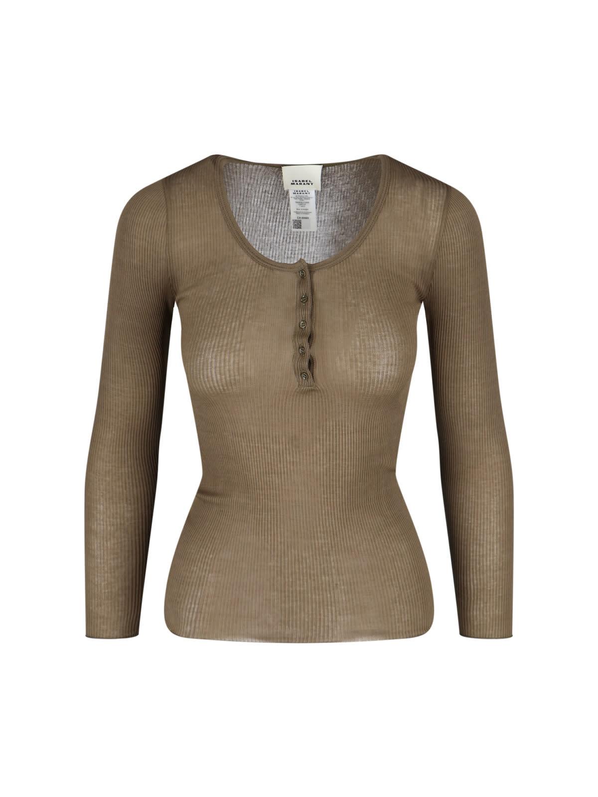 isabel marant lamyli ribbed top