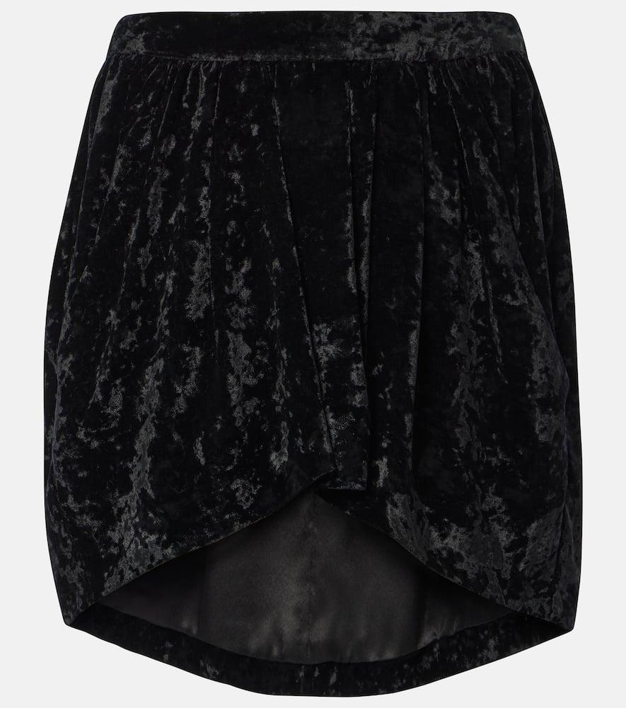 isabel marant lashay velvet skirt