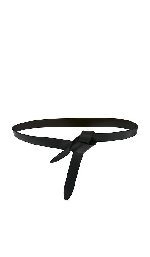 isabel marant lecce belt in black.