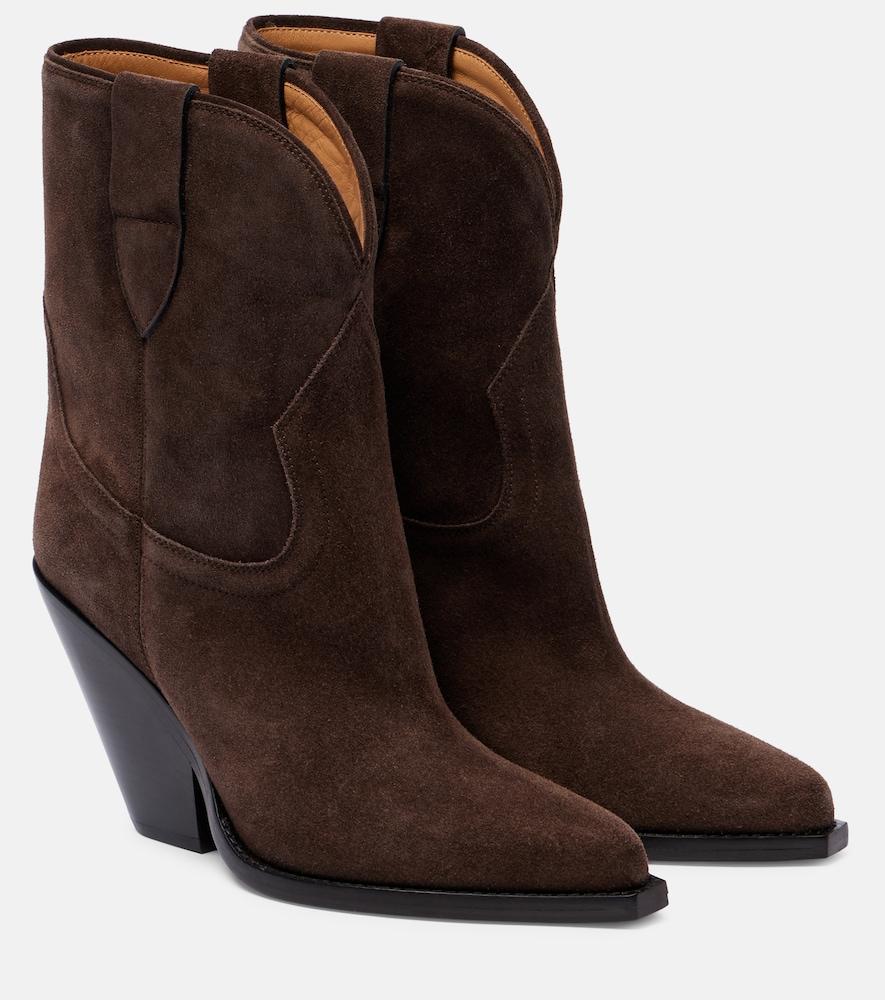 isabel marant leyane suede ankle boots