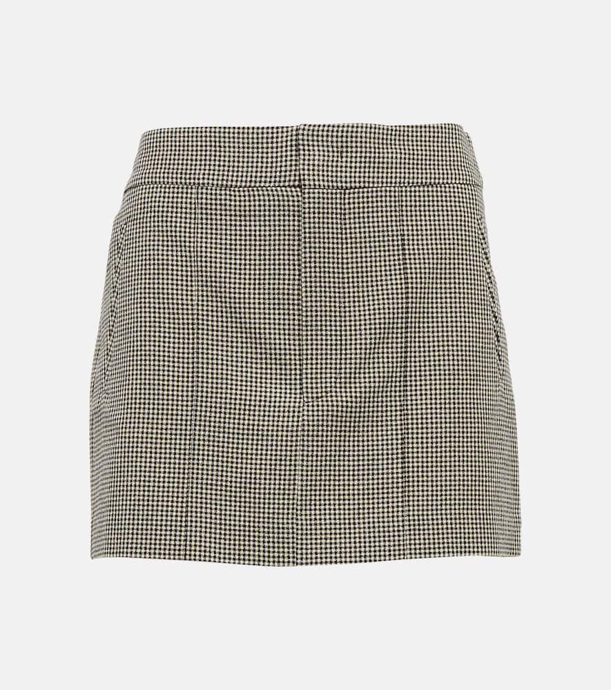 isabel marant licoba crêpe miniskirt