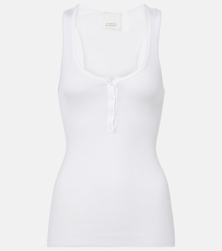 isabel marant louisali cotton tank top