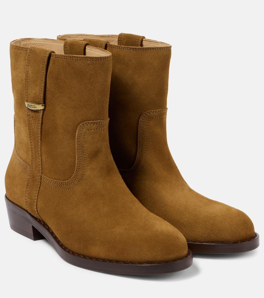 isabel marant lylie 35 suede ankle boots