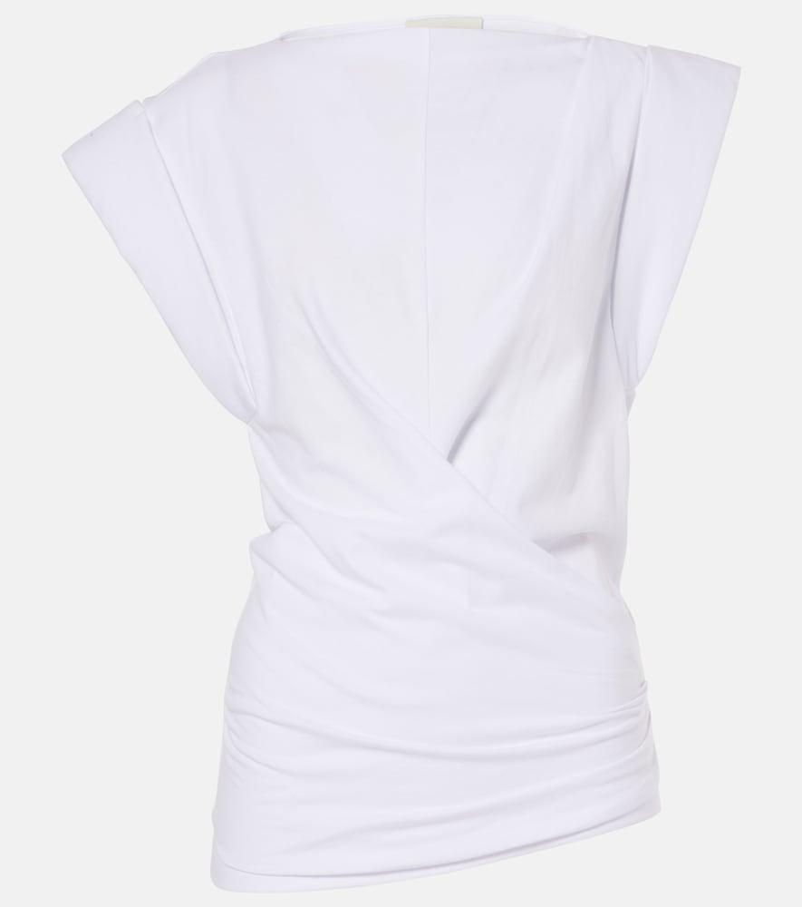 isabel marant maisan cotton jersey tank top