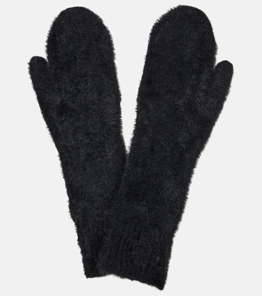 isabel marant manray knitted mittens