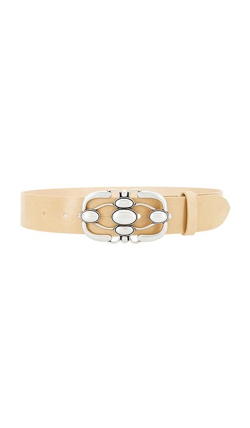 isabel marant mirko belt in nude.