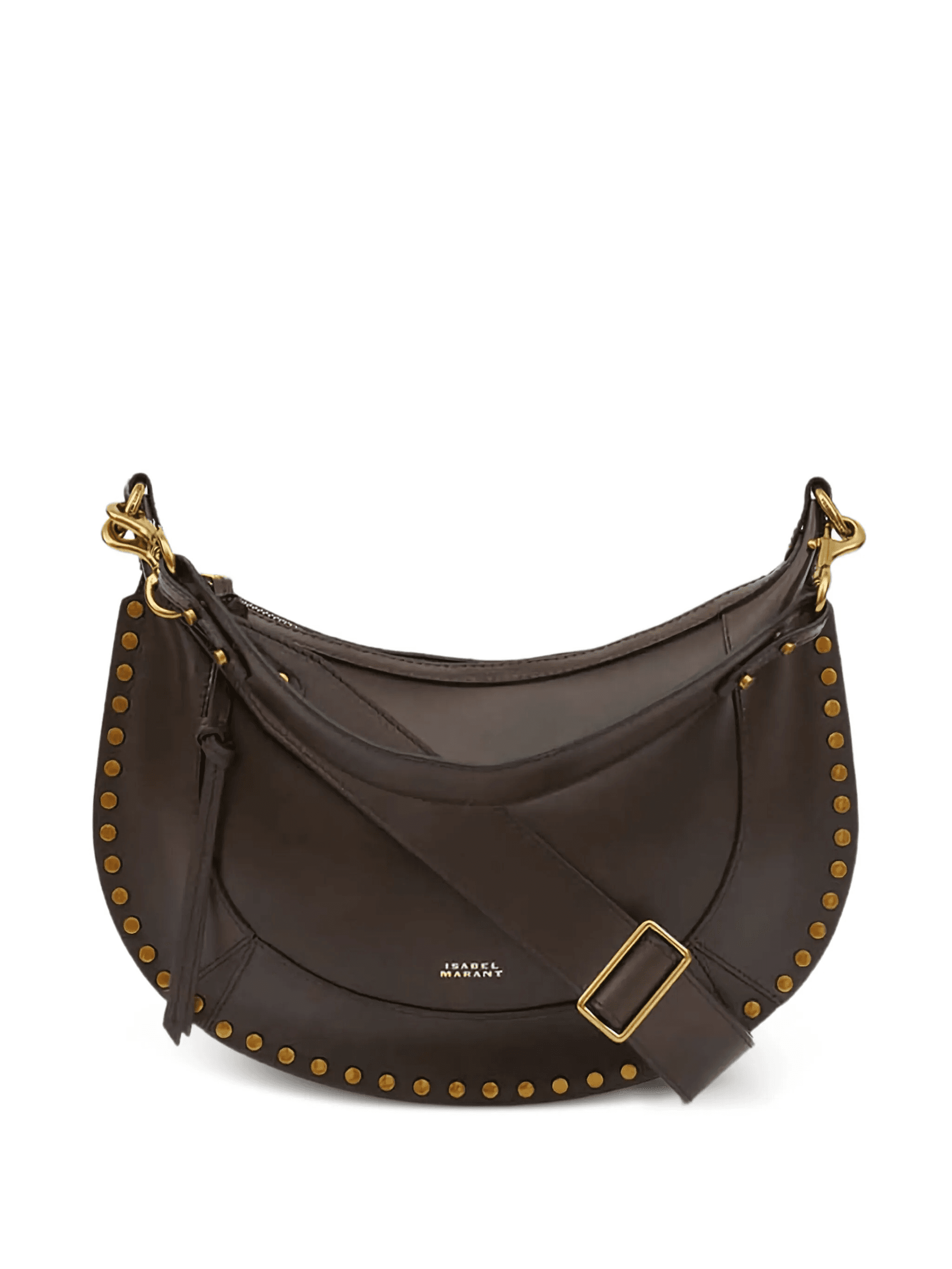 isabel marant naoko brown leather borsa - women