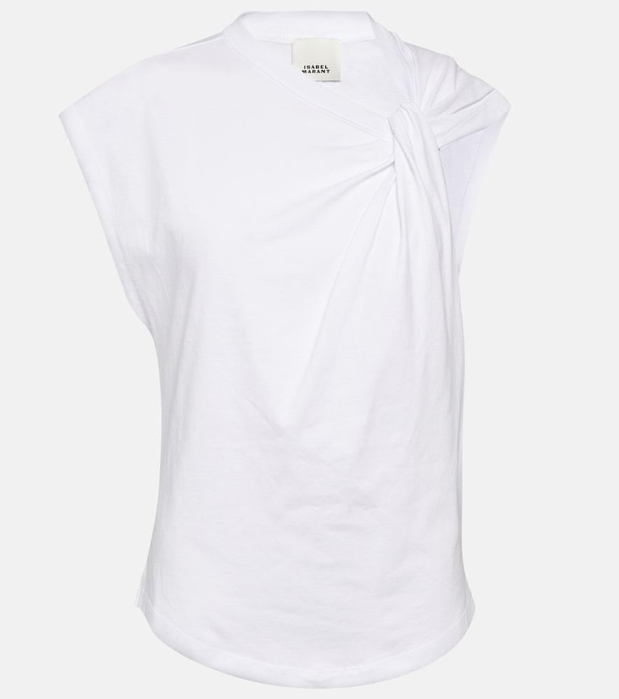 isabel marant nayda cotton jersey t