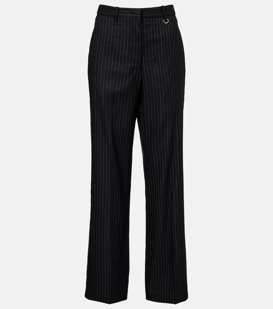 isabel marant noanda pinstriped wool