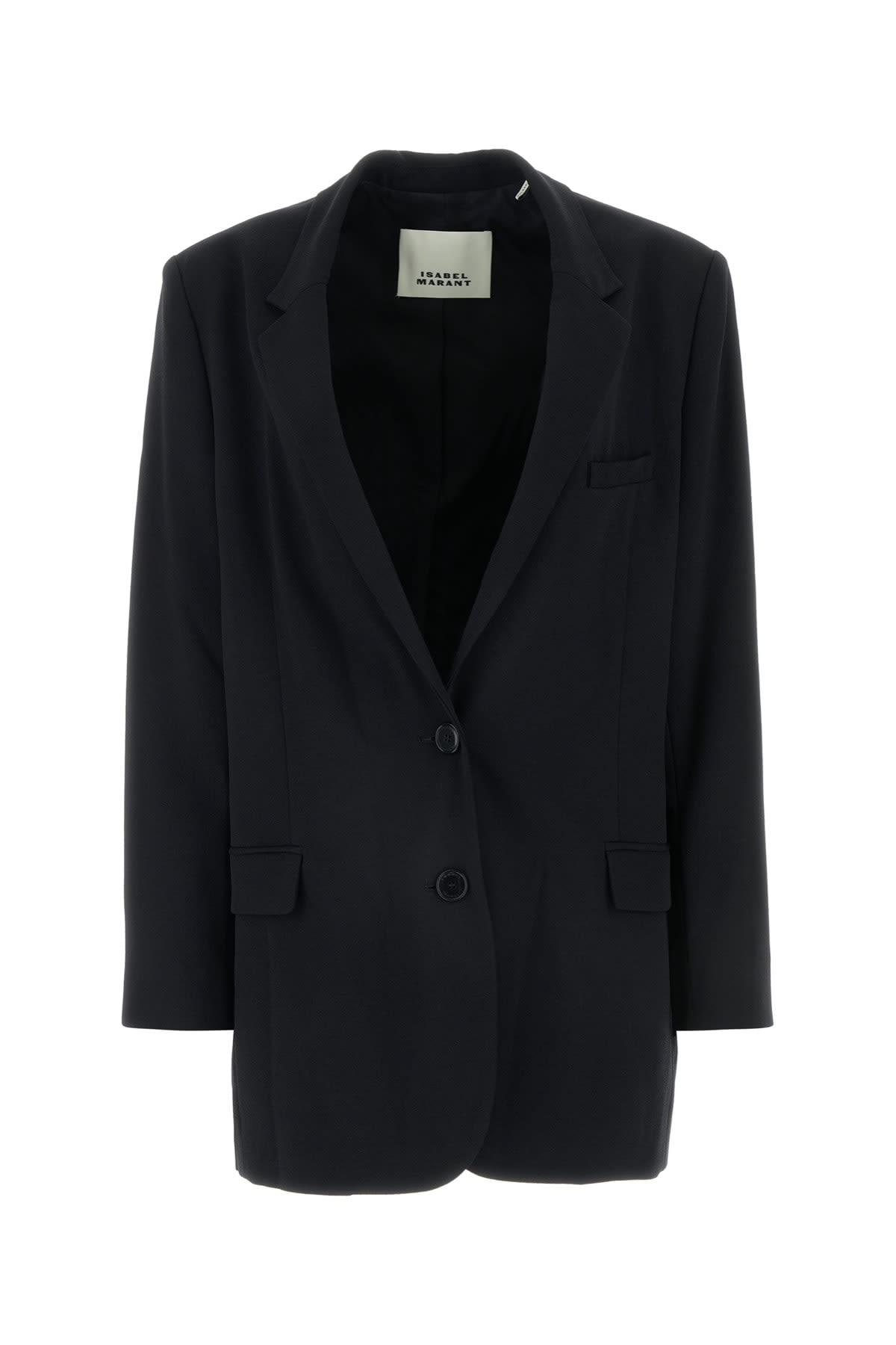 isabel marant oceany crepe blazer