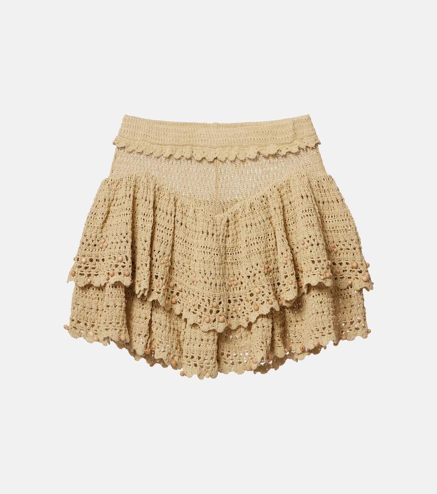 isabel marant olzea beaded crochet cotton