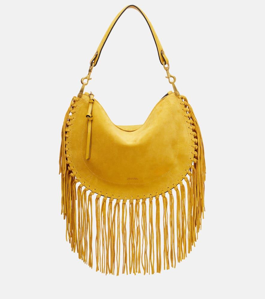 isabel marant oskan fringed suede shoulder bag
