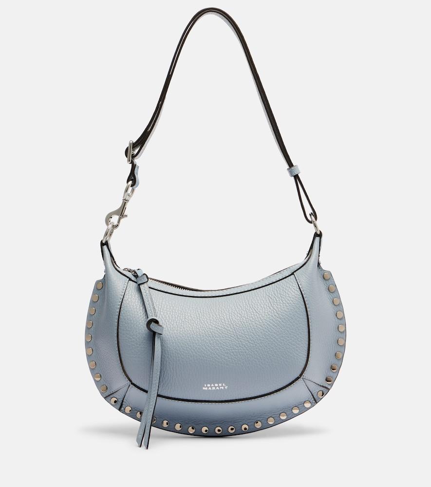 isabel marant oskan moon leather shoulder bag
