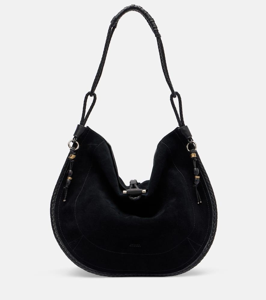 isabel marant oskan small suede shoulder bag