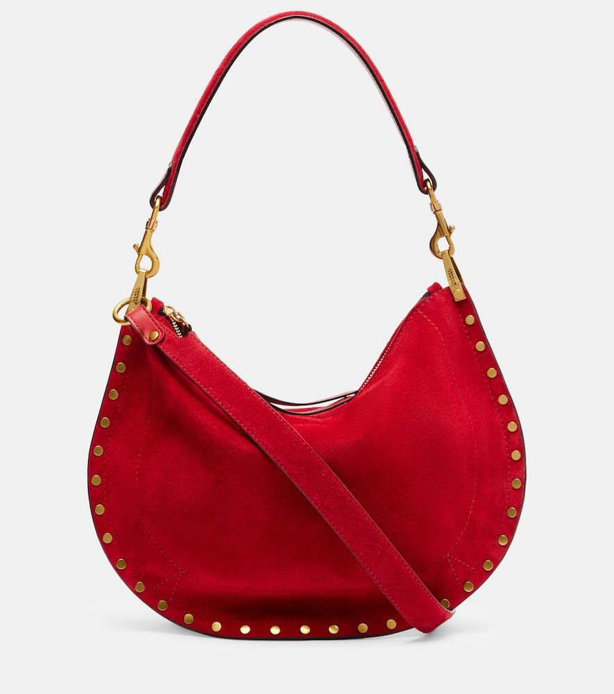 isabel marant oskan small suede shoulder bag