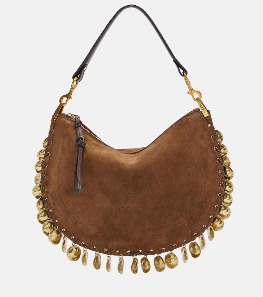 isabel marant oskan soft small suede crossbody bag