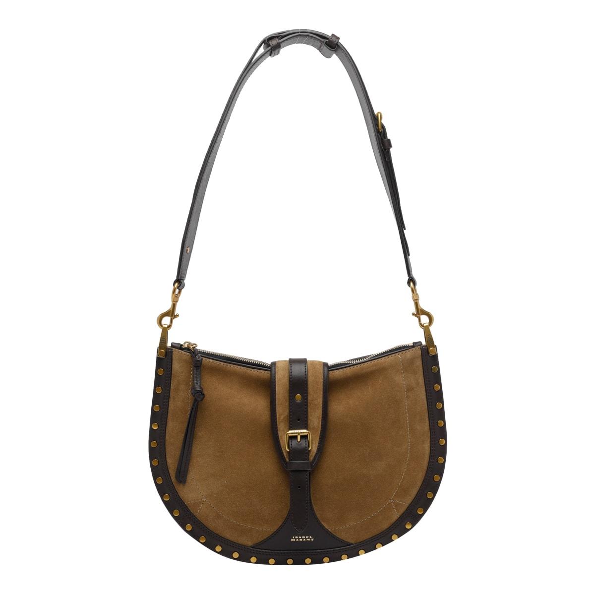 isabel marant oskan soft zip shoulder bag