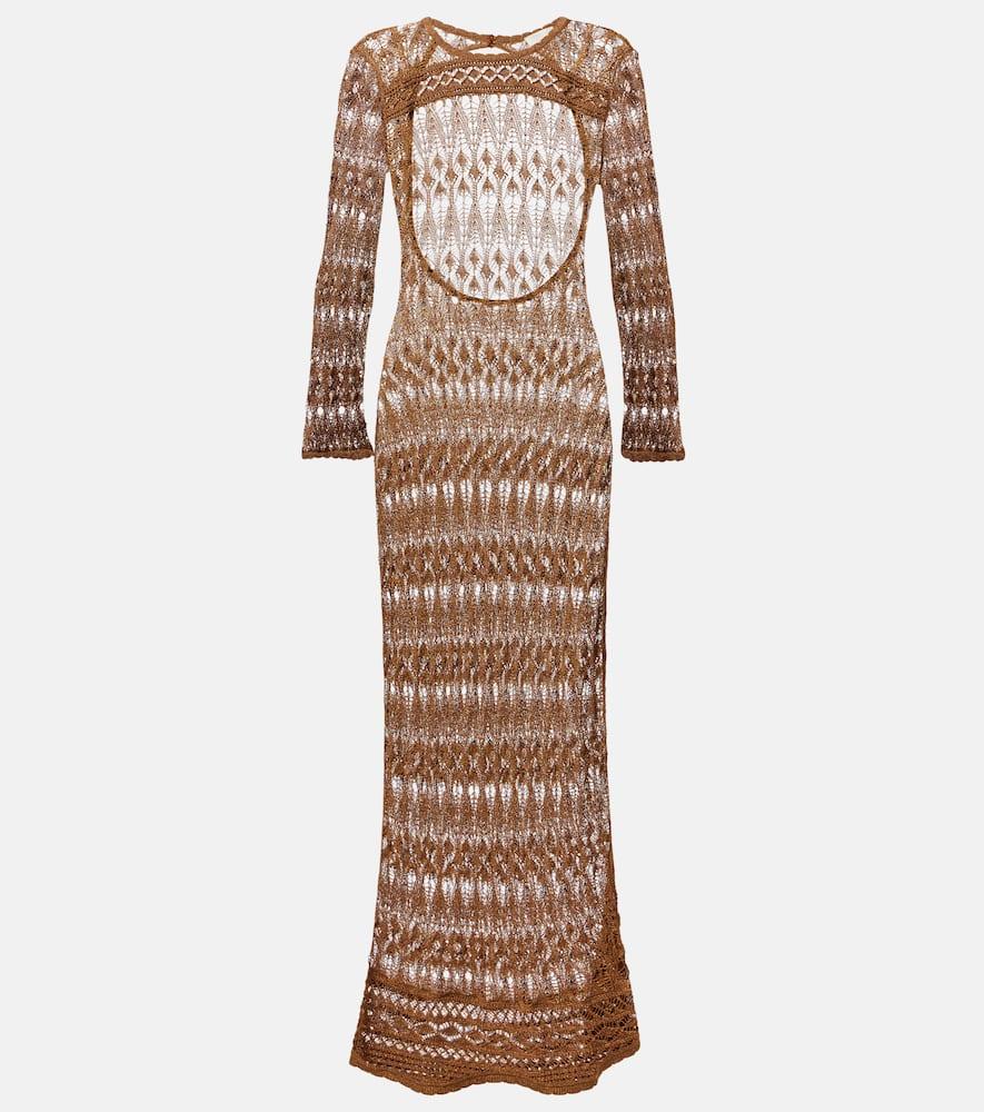 isabel marant paloma sheer maxi dress