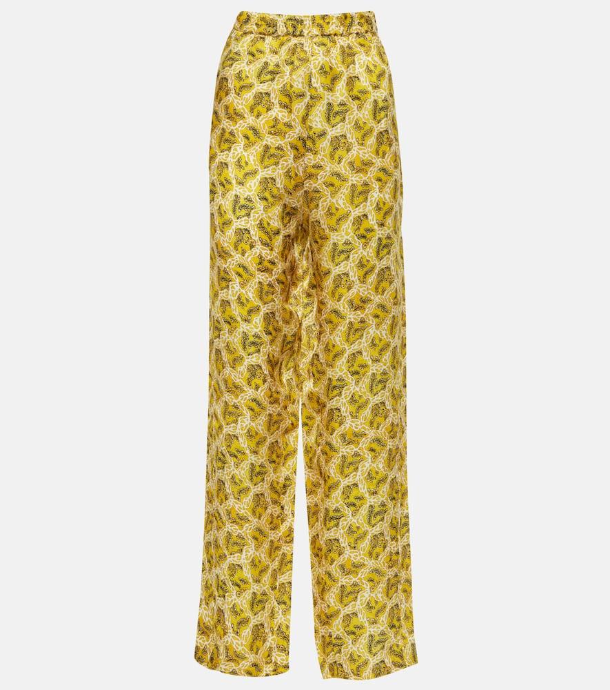 isabel marant piera printed silk