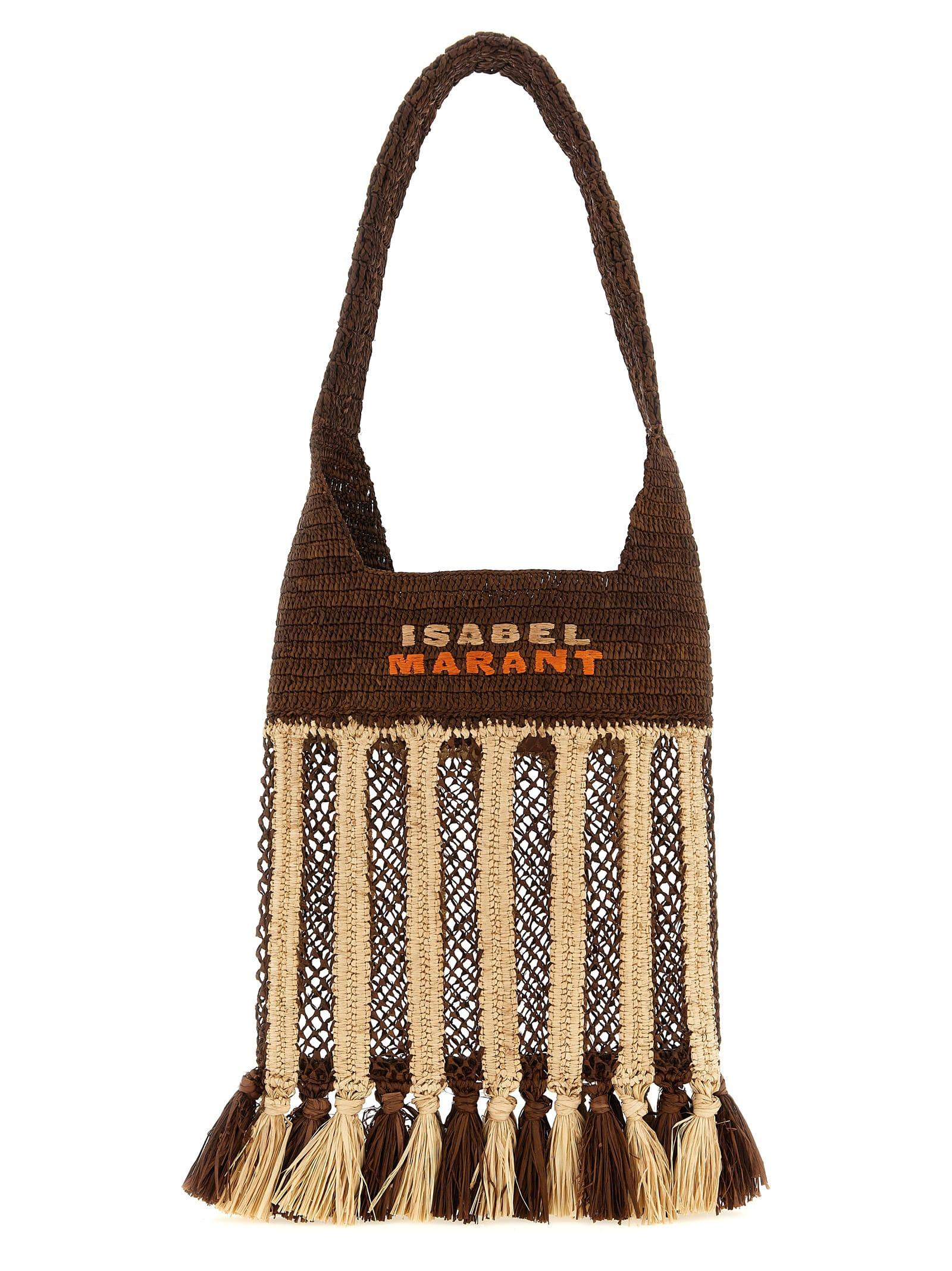 isabel marant praia small shoulder bag
