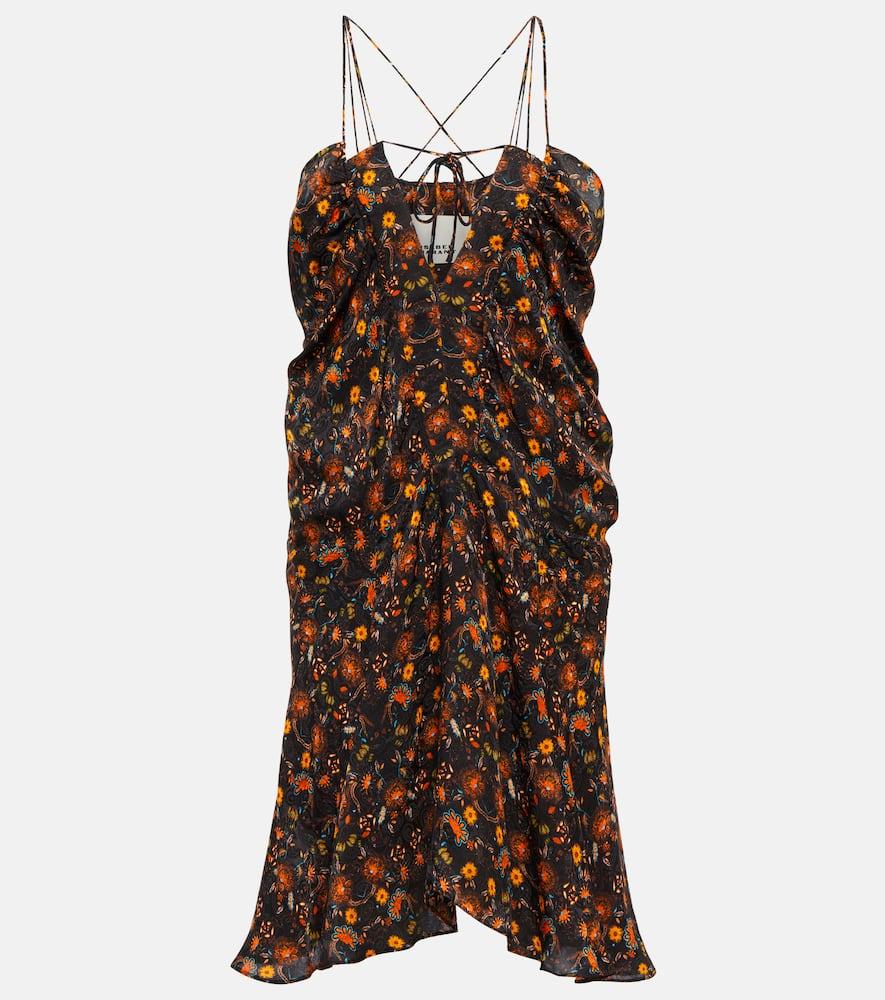 isabel marant presly floral silk