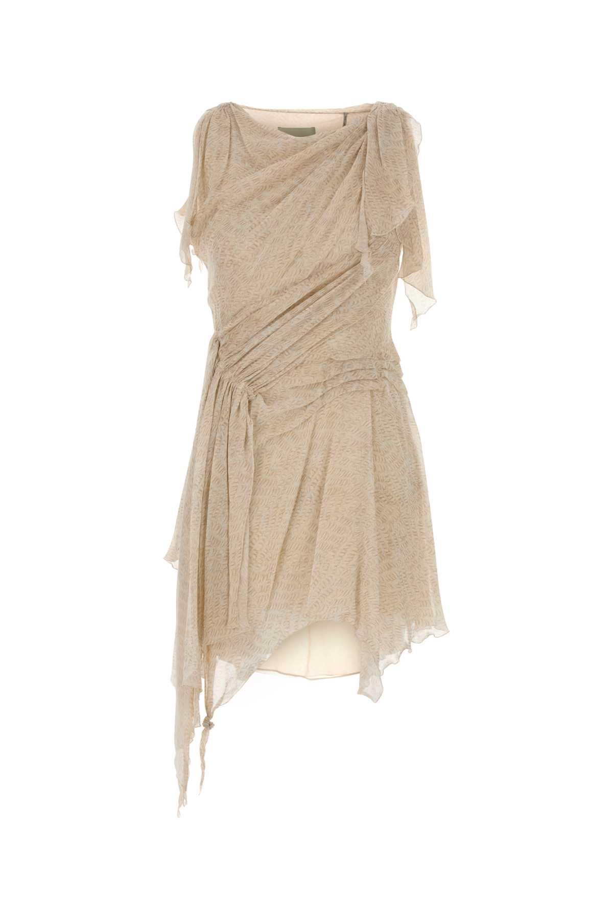 isabel marant printed silk trysha mini dress