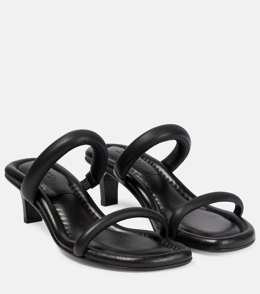 isabel marant raree leather sandals