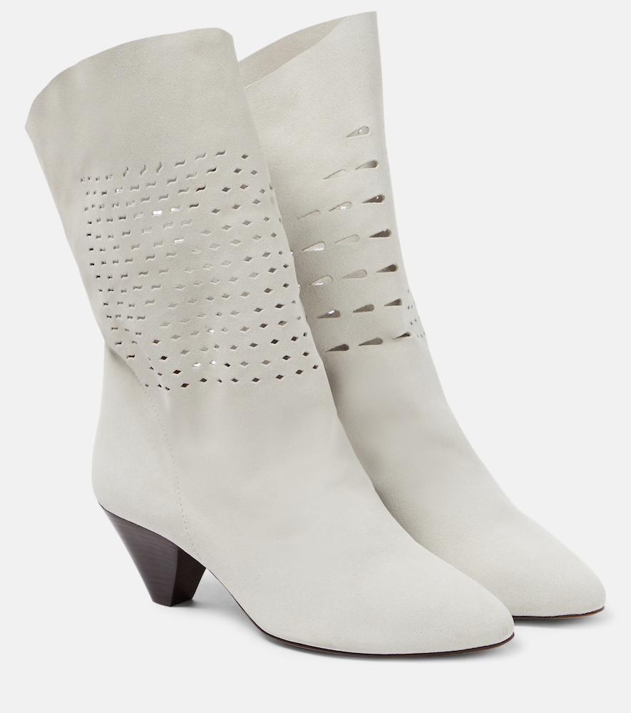 isabel marant reachi suede ankle boots
