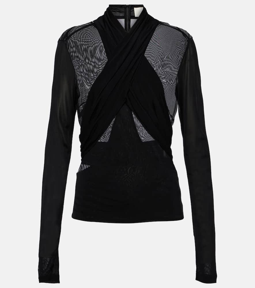 isabel marant resly mesh top