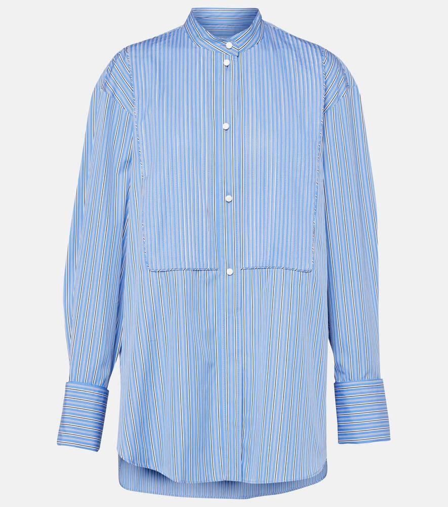isabel marant ruffled cotton shirt
