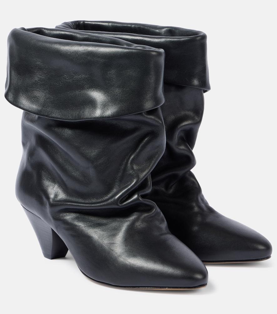 isabel marant ryska leather ankle boots