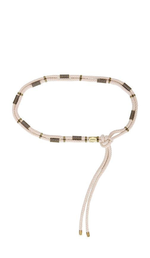isabel marant sayka belt in beige.