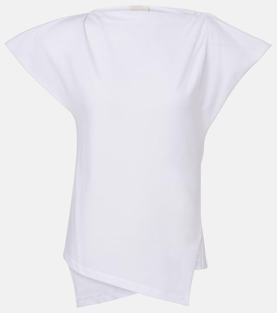 isabel marant sebani asymmetric cotton t