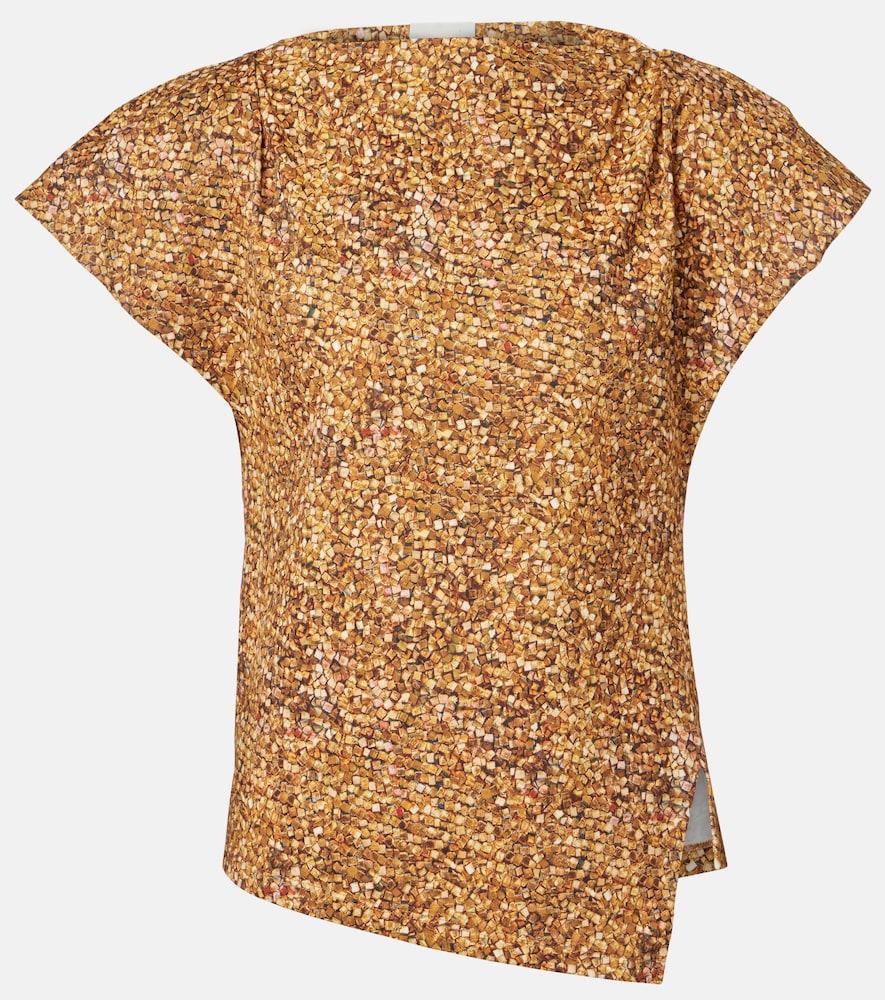 isabel marant sebani asymmetric cotton t