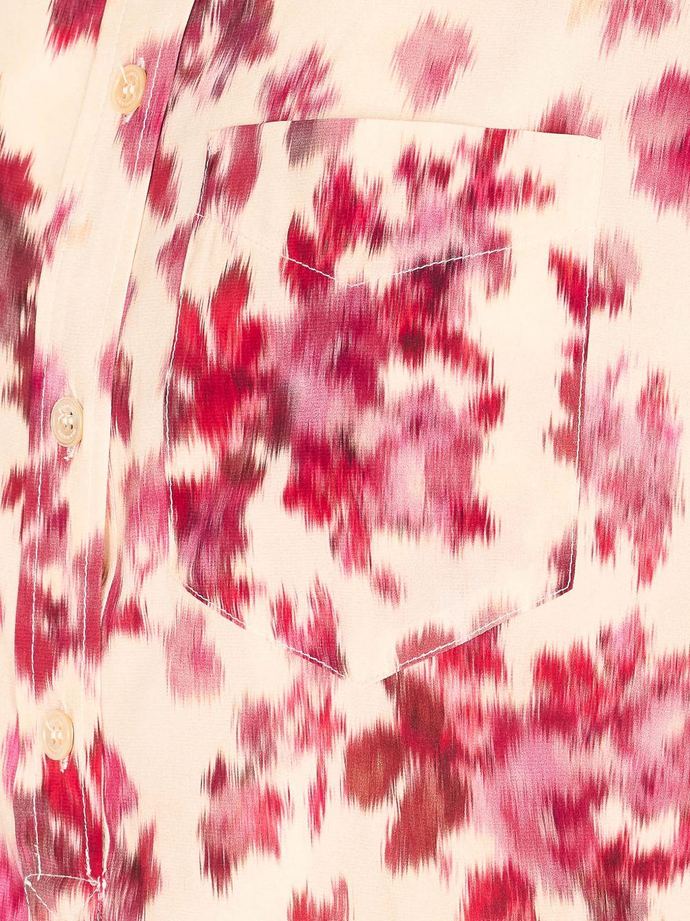 isabel marant shirts pink silk elasthane - women