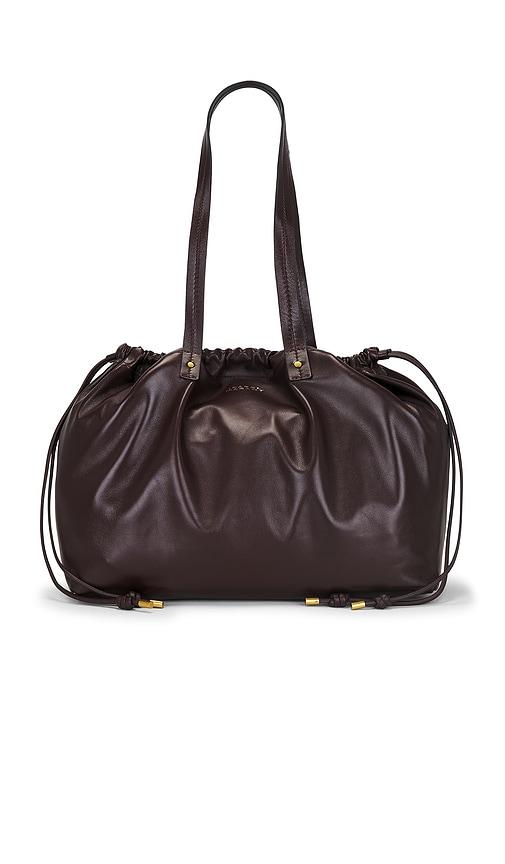 isabel marant silven bag in burgundy.
