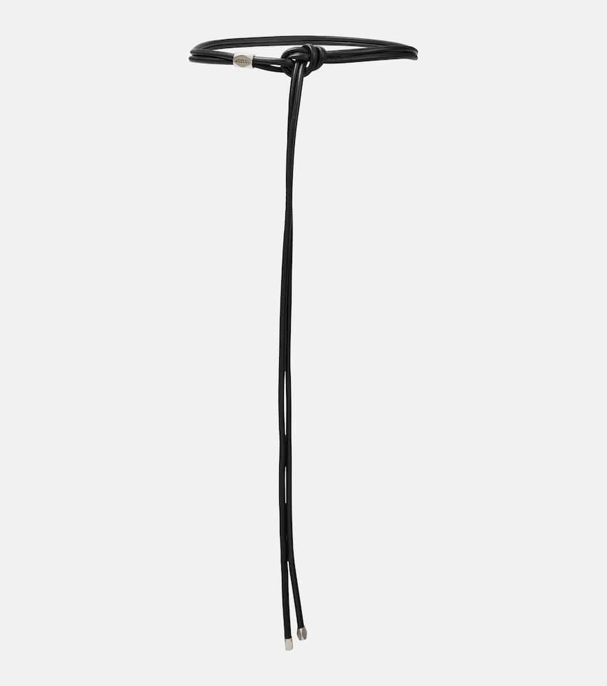 isabel marant silvia leather belt