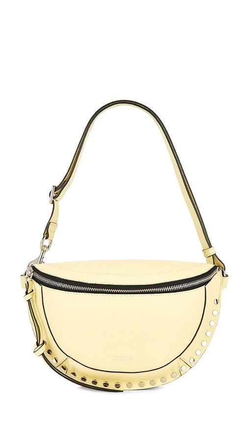 isabel marant skano shoulder bag in yellow.