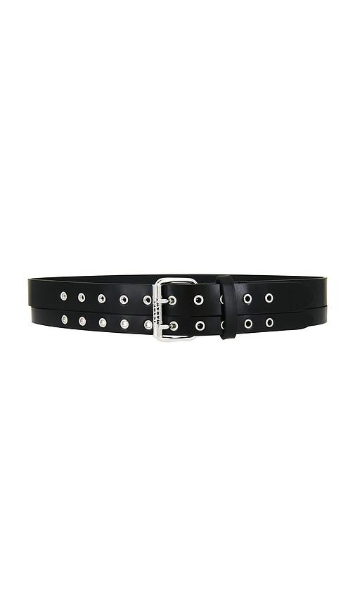 isabel marant split belt in black.