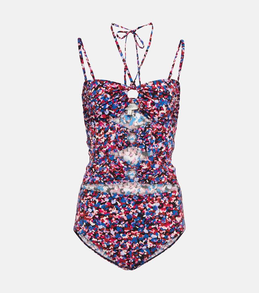 isabel marant stiza floral swimsuit