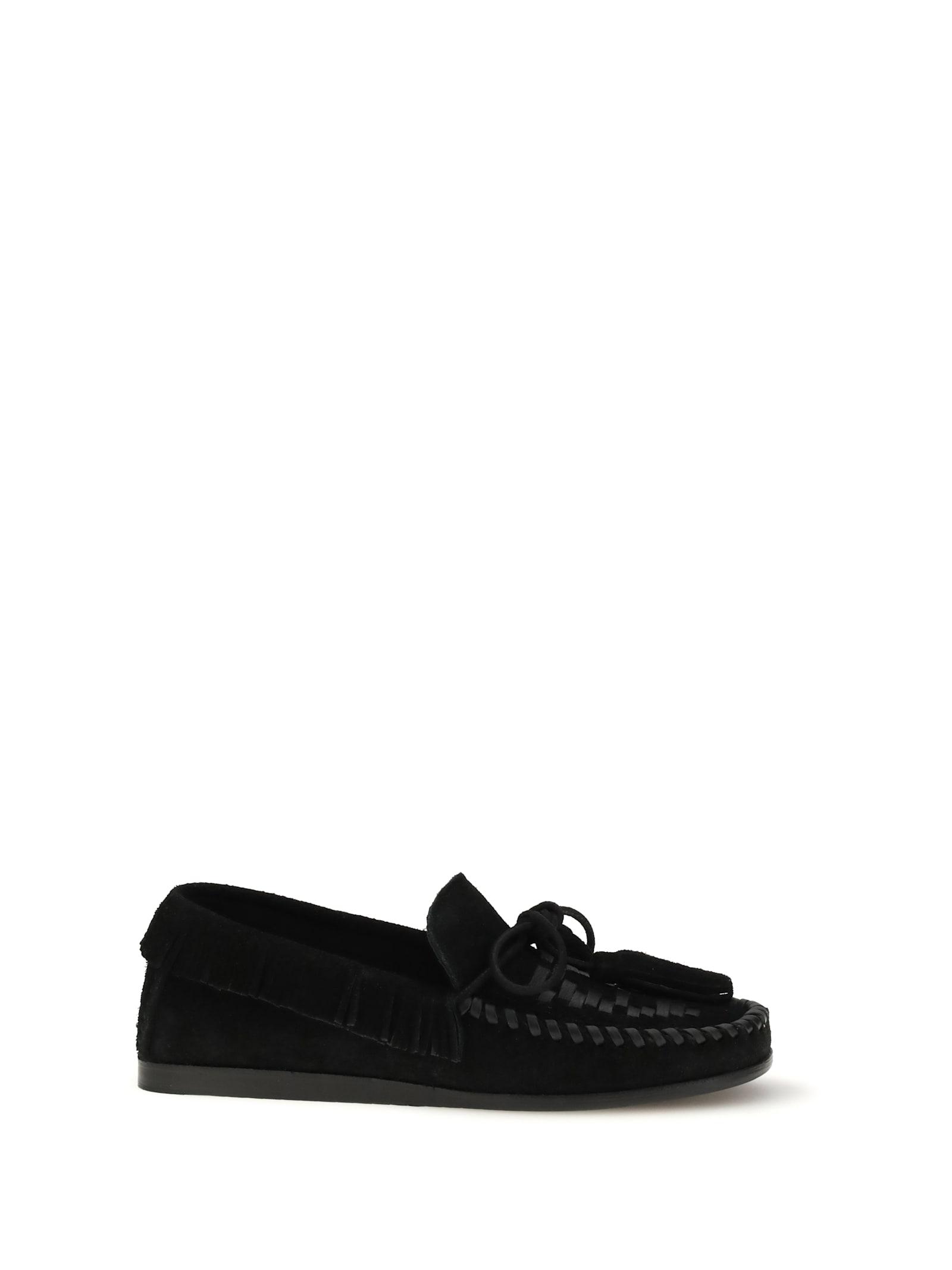 isabel marant suede fitza loafers