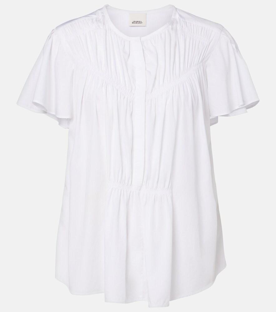 isabel marant synda gathered top
