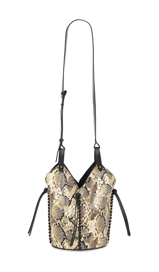 isabel marant tampa mini bag in cream.