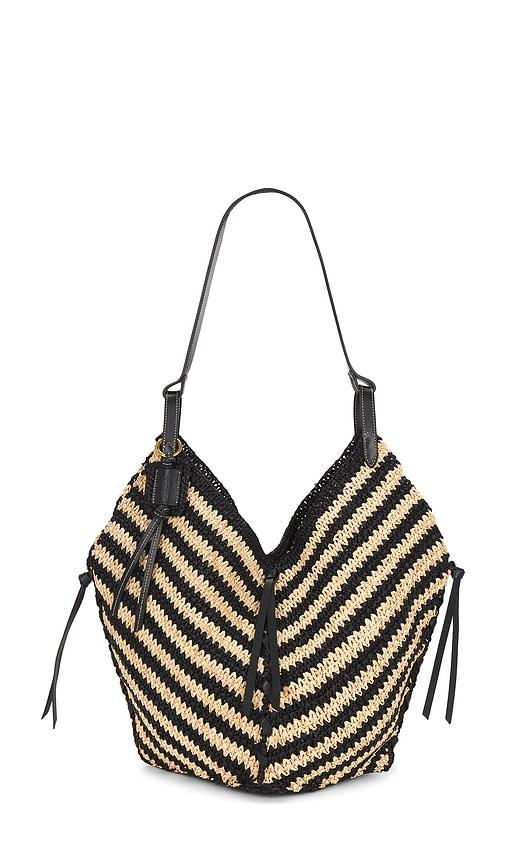 isabel marant tampa shoulder bag in black.