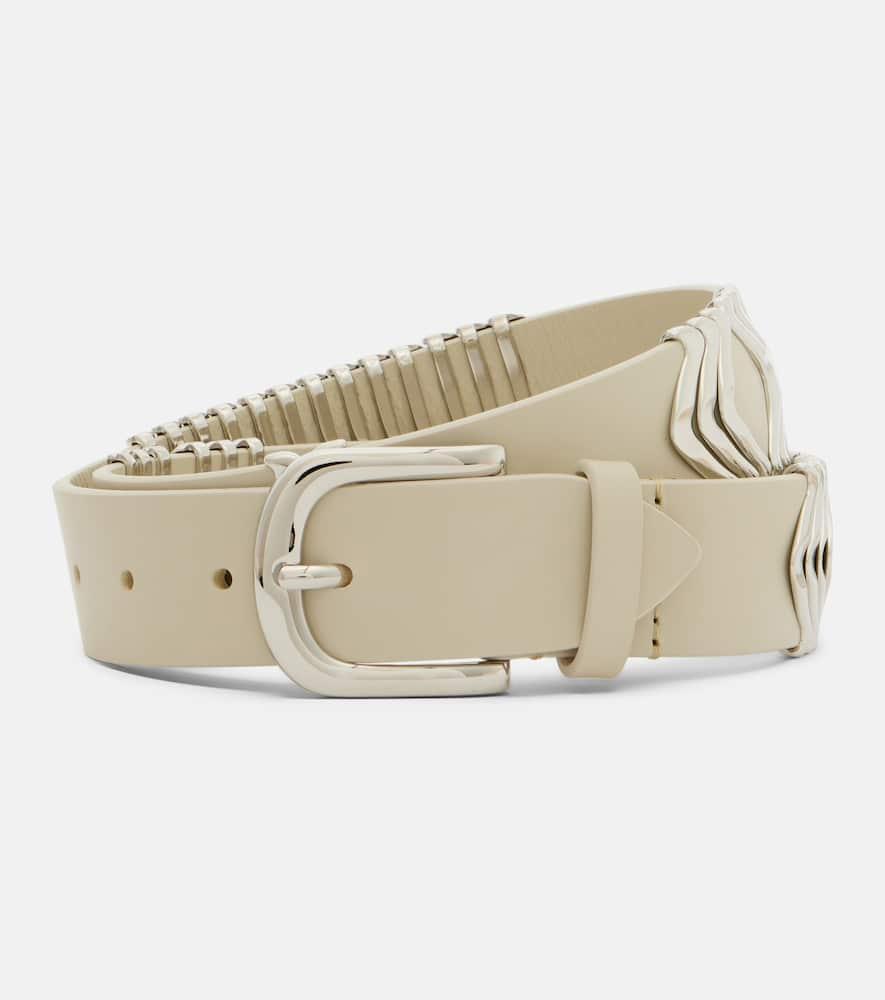 isabel marant tehora embellished leather belt